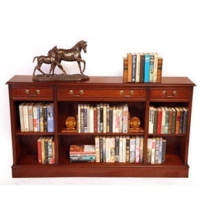 open bookcase